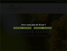 Tablet Screenshot of mathes.lu